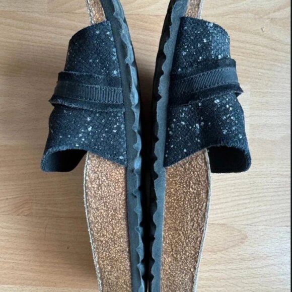 Birkenstock Papillio Carmen Sandals – Black Silver Splash – Size 6 US (EU 36) - Picture 5 of 11